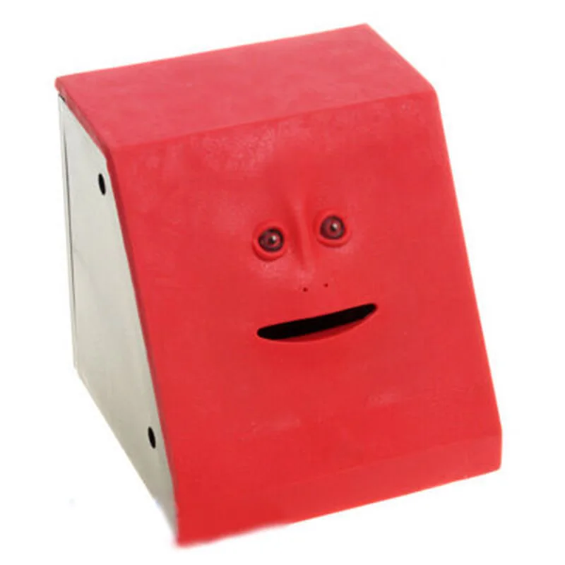 gift New money jar money box brick face bank deposit Facebank box