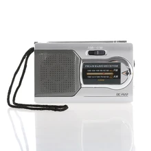 Портативный радио коротковолновой приемник телескопическая антенна тонкий карманный мини AM/FM радио винтажный аккумулятор встроенный динамик