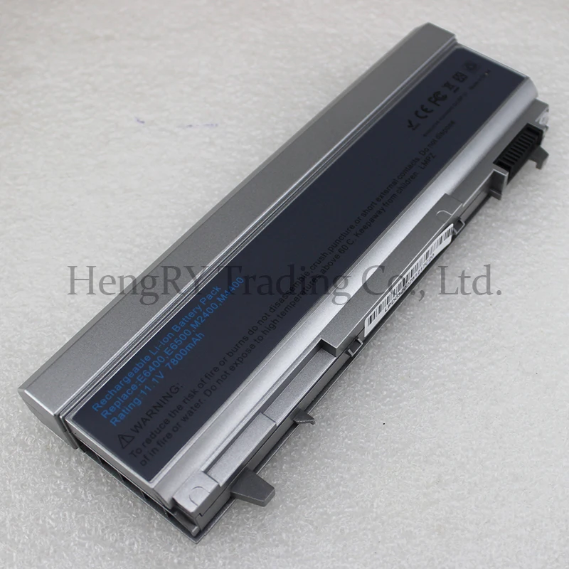 Bateria do Portátil para Dell Latitude E6400 M2400 E6410 E6510 E6500 M4400 M4500 Pt436 Pt437 Ky477 Ky265 Ky266 Ky268 7800mah Novo - Imagem 3