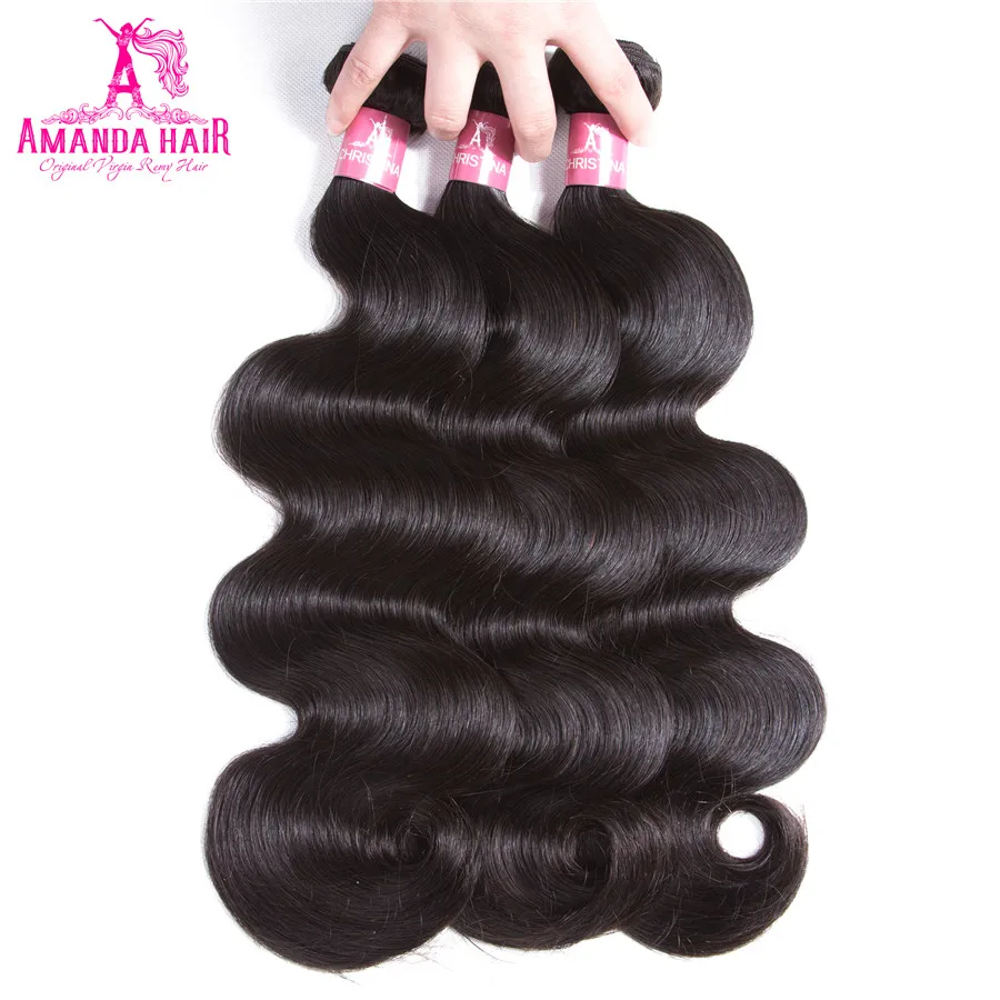 Amanda-Human-Hair-Bundles-With-Closure-Natural-Black-Peruvian-Hair-Body-Wave-3-Bundles-With-Lace (1)