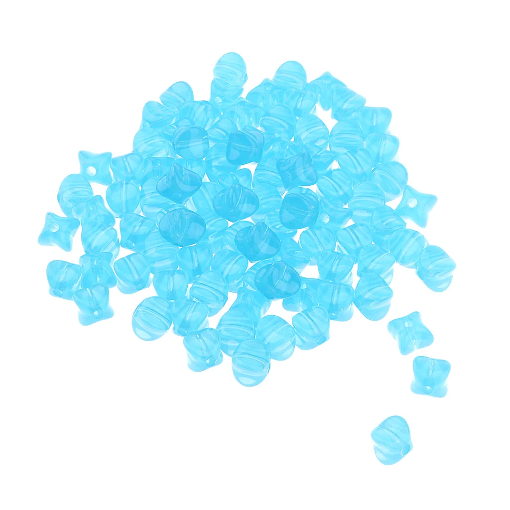 100g Square Jelly Shape Sew on Beads Acrylic for Clothes Bags Hats Sewing