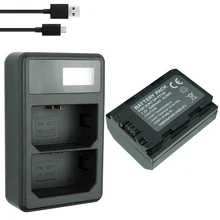 NP-FZ100 bateria NPFZ100 NP FZ100 Battery + LCD Dual USB Charger for Sony NP-FZ100, BC-QZ1, Sony a9, a7R III, a7 III, ILCE-9 2pc 2280mah np fz100 np fz100 fz100 battery usb dual charger ac adapter for sony np fz100 battery sony a9 a7r iii a7 iii