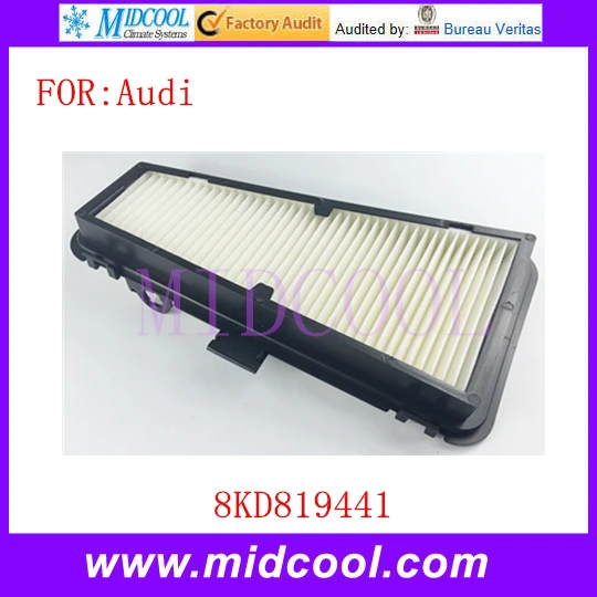 Новый салонный фильтр Кондиционер OEM 8KD819441 для Audi A4L 2.0L / B8|filter|filter cabin |