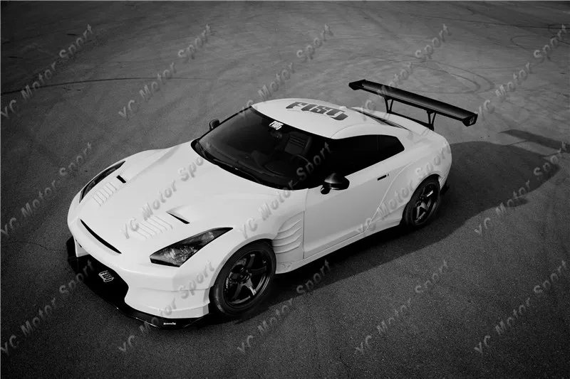 2008-2013 Nissan R35 GTR Bensopra Rear Wing w Full set Bracket 1