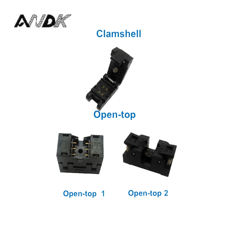 

Crystal oscillator socket for 4pin crystal size 1.7X1.3mm thickness 0.54mm XO CXP04-000-CP/TP11NT crystal test burn-in socket