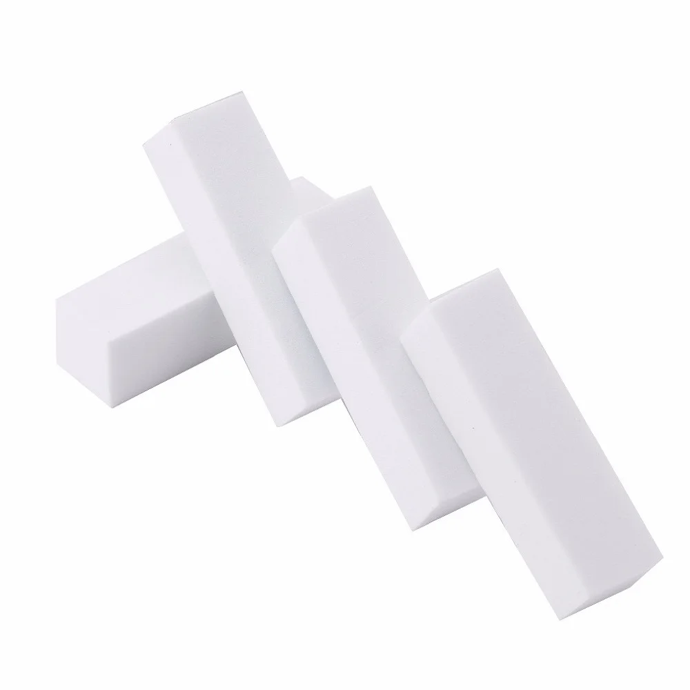 ENNKE 10 шт./компл. буферный шлифовальный брусок Губка для полировки ногтей для УФ-гель для ногтей DIY Дизайн ногтей педикюр белый брусок для ногтей