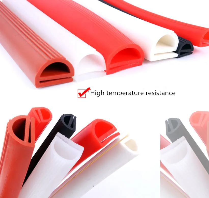 1 meter high temperature e type silicone sealing strip oven silicone