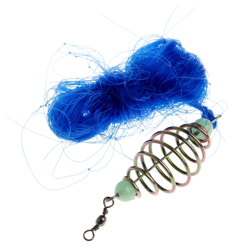 

Spring Connector Folding Fishing Net Luminous Beads Tackles Hook Accessories