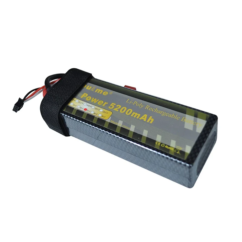 

Youme RC Lipo 2S Battery 5200mAh 7.4V 35C Burst 70C Hard Case for RC Car Helicopter Buggy Truggy Evader BX Traxxas 1/10