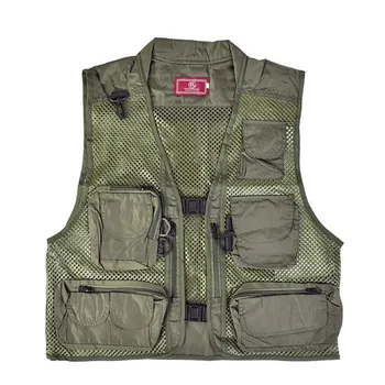

Ultralight Fishing Vests Breathable Quick Drying Mesh Vest Tactical Military Camping Vests Men Waistcoats with Multi Pocket
