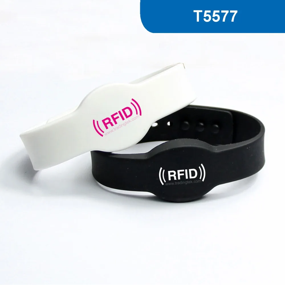 Wb04 rfid браслет силиконовый браслет rfid частота 125 кГц для Управление доступом 125 кГц 330 бит/R/W ISO18000-2 с t5577 чип