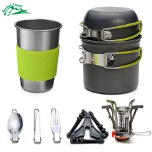 Jeebel Camping Cookware Stove Set Backpacking Outdoor Camping Hiking Picnic Burners Knife Spoon Kit Carabiner Canister Gas Jeebel Camping Cookware Stove Set Backpacking Outdoor Camping Hiking Picnic Burners Knife Spoon Kit Carabiner Canister Gas