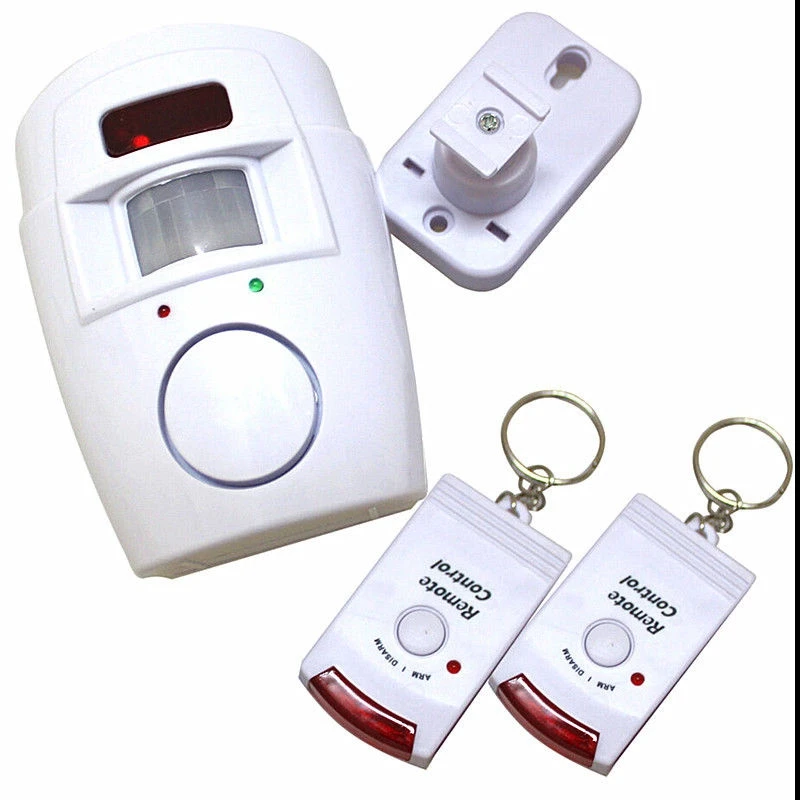 Wireless PIR Infrared Motion Sensor Detector Anti-Theft Home Alarm Security Systems With 2pcs Remote Controllers  2