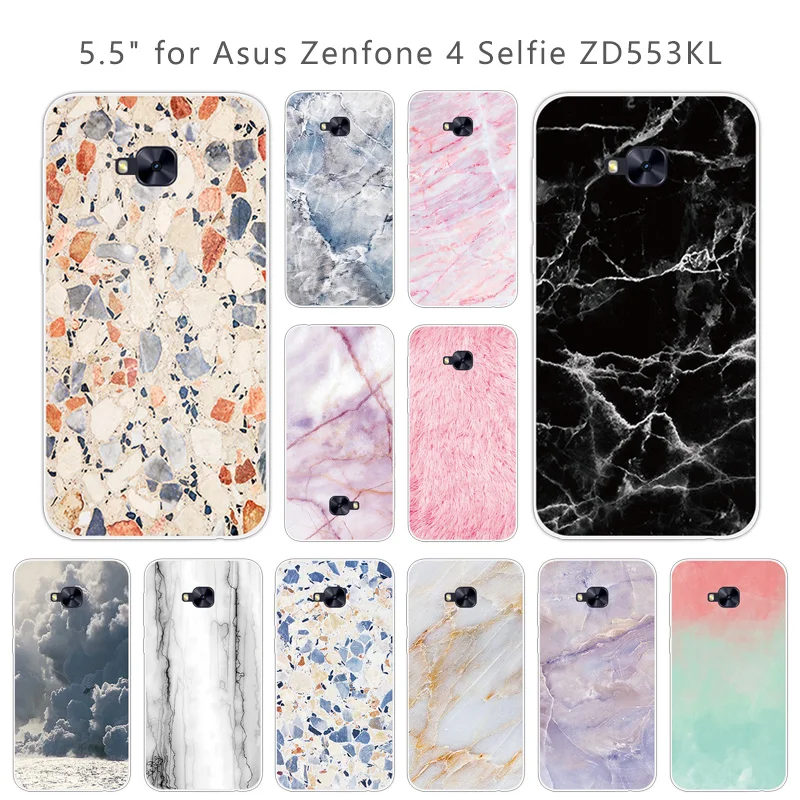 Силиконовый ТПУ чехол для телефона Asus Zenfone 4 Selfie ZD553KL роскошные чехлы DIY прозрачный