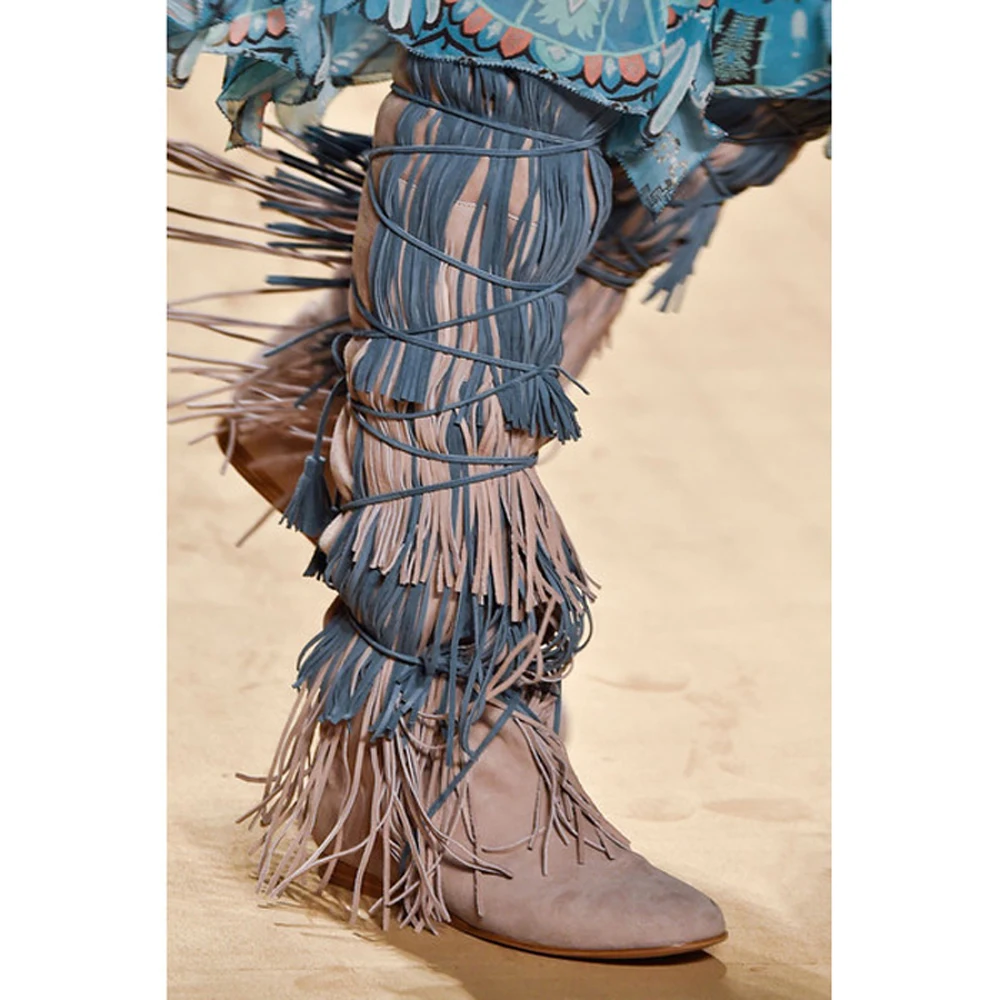2015 New Brand Women Boots Tassel Genuine Leather  Boots Height Increasing Knee High Boots Thigh High Boots Shoes Woman PPO077 Wholesale Shoes