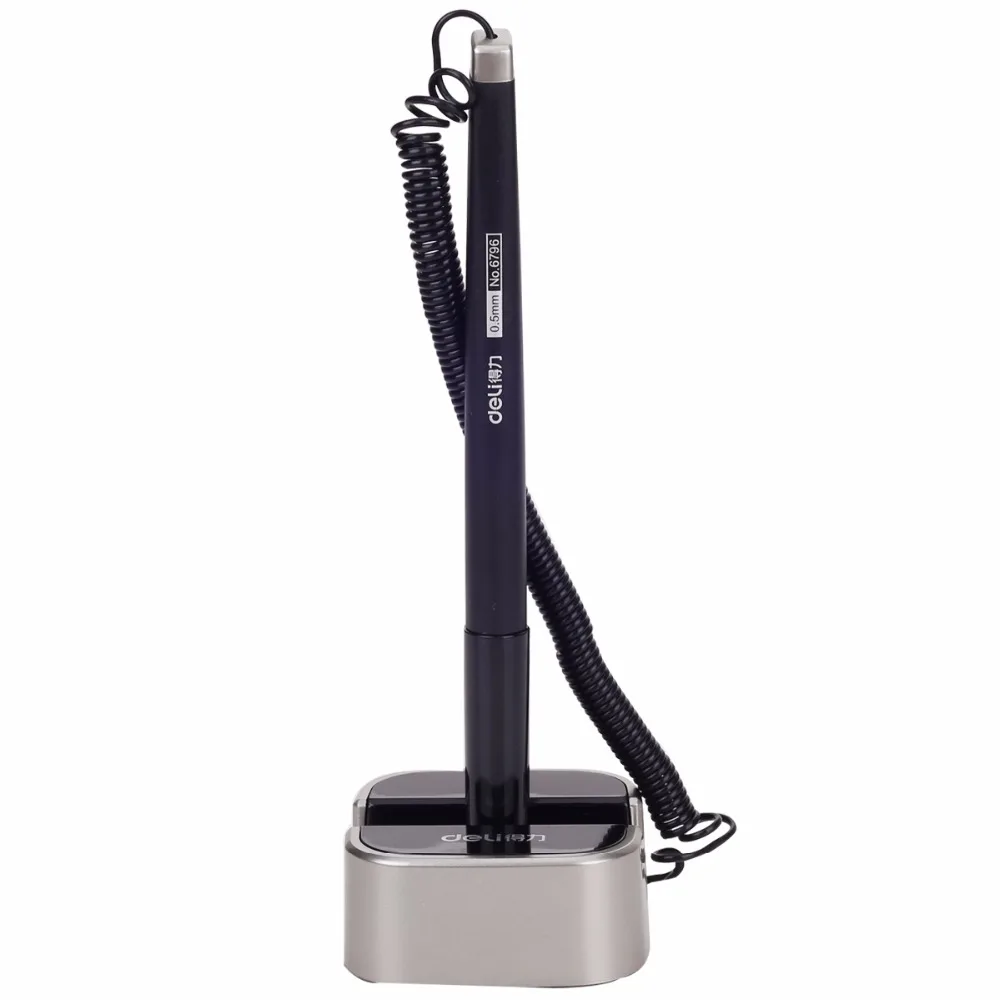 Deli 1pcs 0.5mm Gel Pen Business Black Desk Counter Table Gel pens for