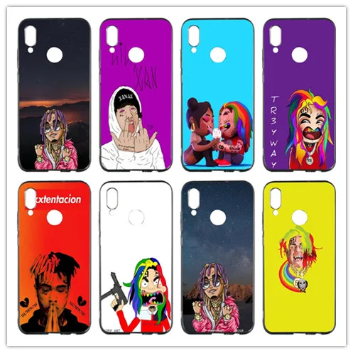 В стиле хип-хоп реперские кепки tekashi мягкий TPU мобильный чехол для телефона huawei p