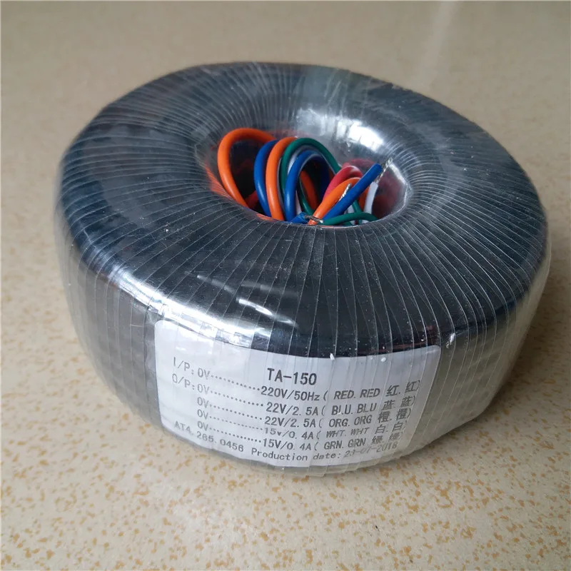 Dual 22V 26V 28V 30V 32V Toroidal transformer copper custom 120VA transformer 220V input transformer for pre-amplifier board
