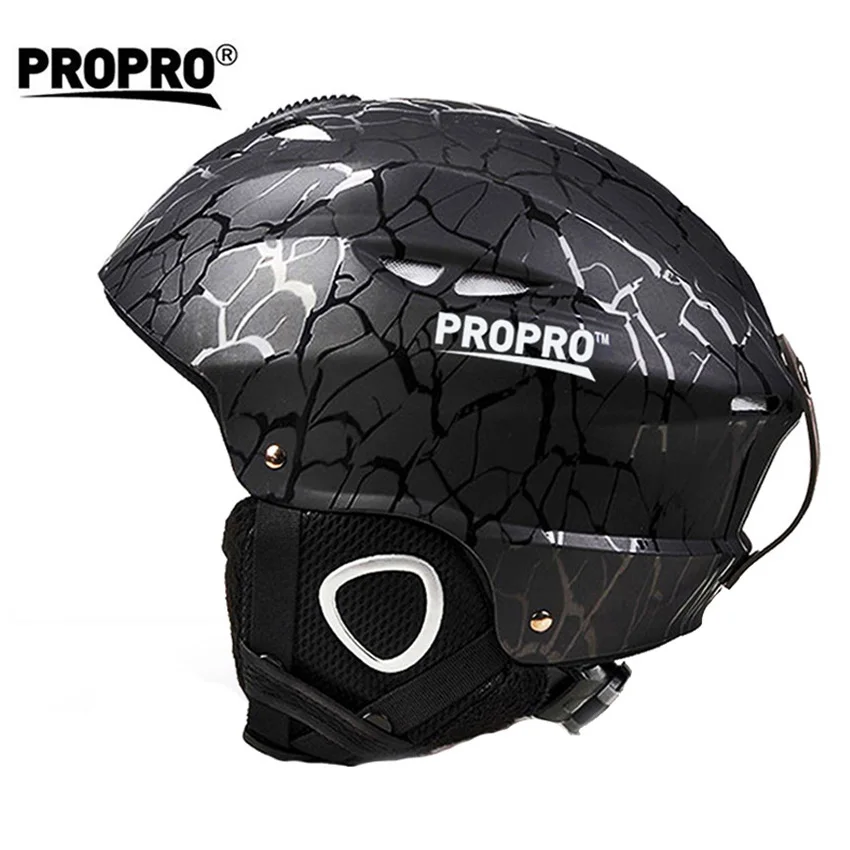 Propro الرجال المرأة نصف المغطاة خوذات التزلج في الهواء الطلق الرياضة تكاملي مصبوب على الجليد التزلج التزلج خوذة تزلج VK035