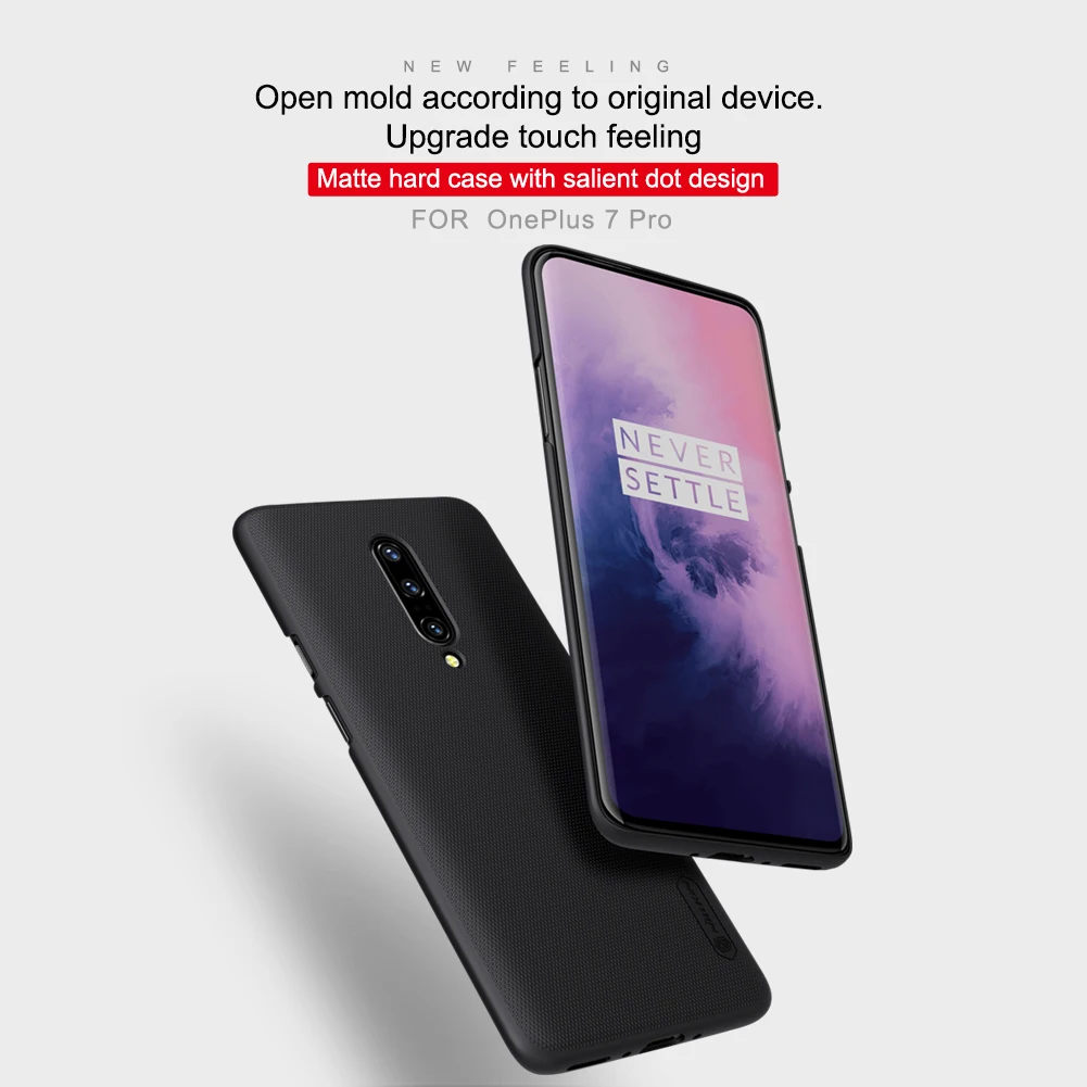 10 шт./лот Nillkin Супер Матовый Защитный чехол для oneplus 7 жесткая задняя крышка из ПК чехол для oneplus 7 pro/7 T чехол