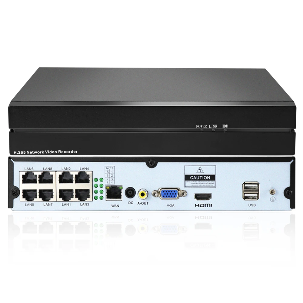 LYVNAL h.265 8ch nvr p2p onvif 5MP POE Комплект ip-камеры с 4 шт. 20 м кабель plug and play 8ch poe nvr комплект камеры безопасности Открытый