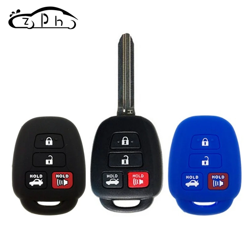 

Silicone Key Case for Toyota CAMRY 2012-2018 Automobile Key Cover for Toyota Corolla 2014-2018 Motorcycle Decor Accessories