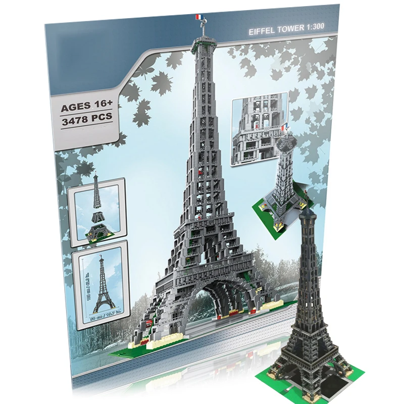 

Creator Architecture The Legoingly 10181 Paris Eiffel Tower Set Model Building Blocks Bricks Birthday Gifts Toys For Kids
