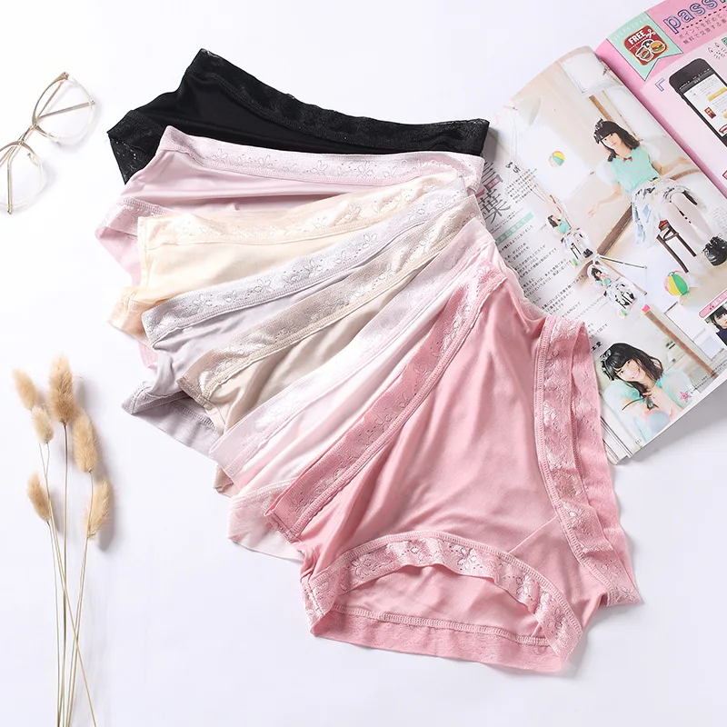 

OR-11, 3pcs/lot, Ladies briefs 100% mulberry silk knitted underwear, Mid waist, M, L, XL