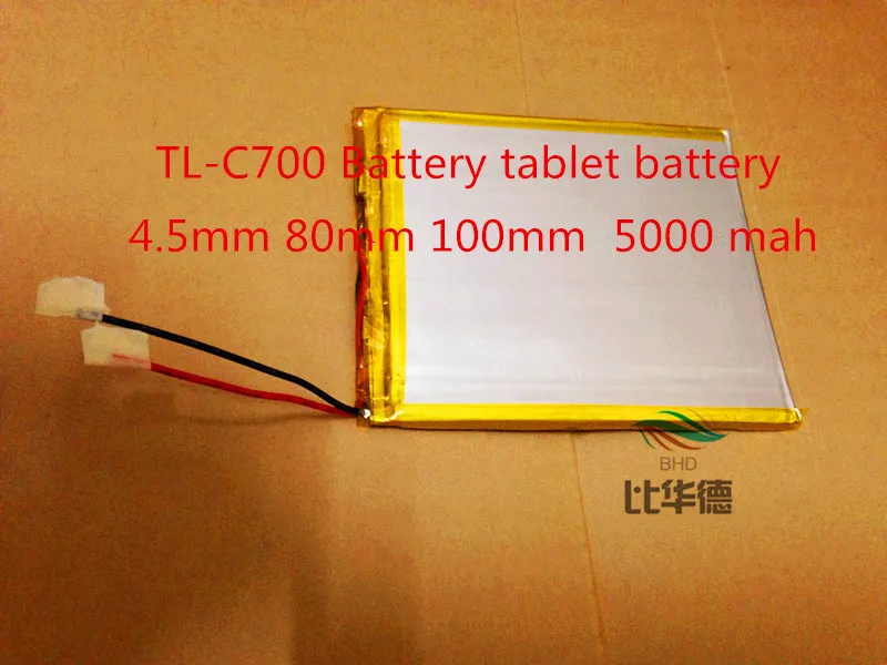 TL-C700 аккумулятор 4,5 мм 80 мм 100 мм 3,7 в планшет аккумулятор 5000 Ларе емкость батареи