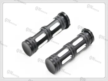 

Motorcycle 1"25mm Black Aluminum CNC Handle Bar Hand Grips For H a r l e y Sportster Touring Dyna Softail Custom
