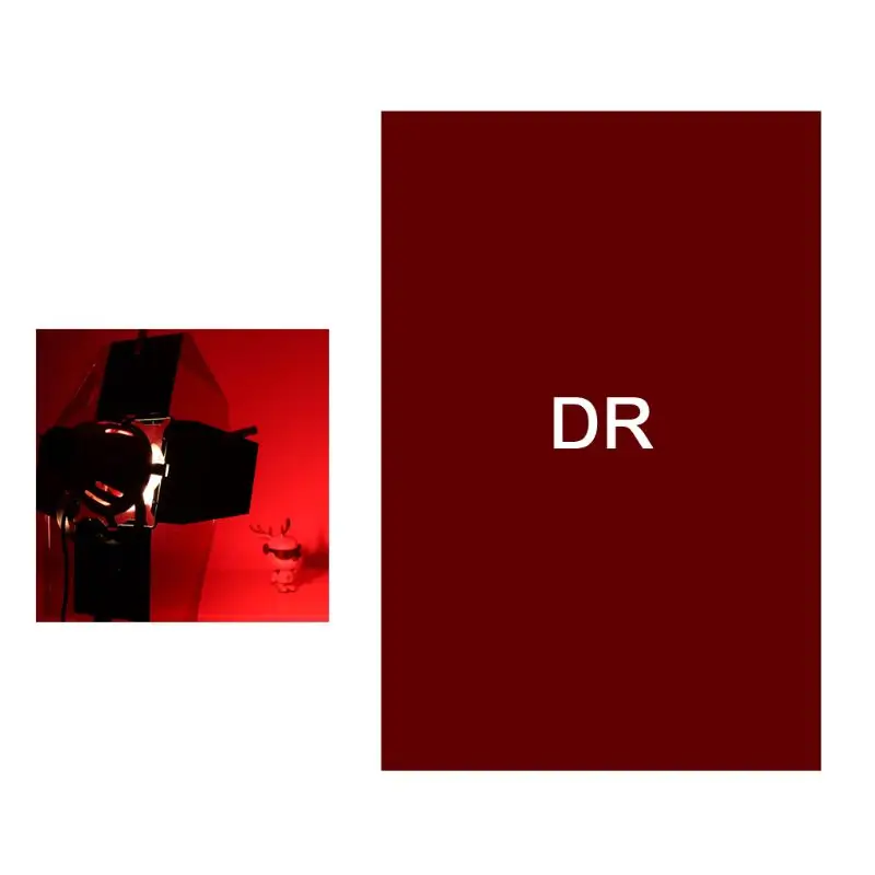Фильтровальная бумага фото гели цвет сценическое освещение рыжие красные передние фары стробоскоп фонарик студия деревянный 50*40 см
