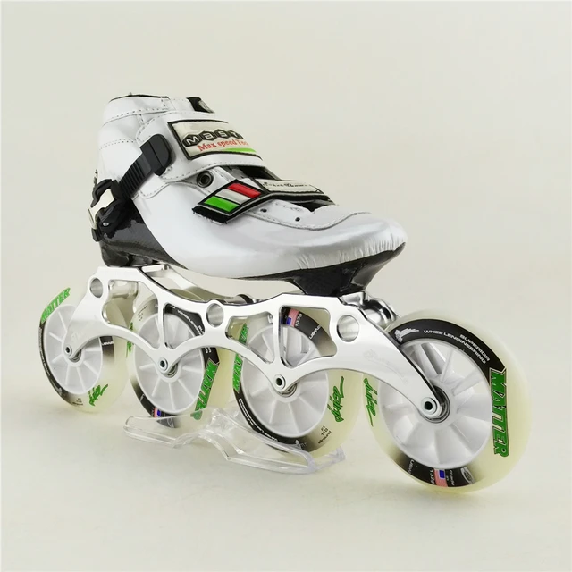 Best price at $381 Cheap Professional Roller Shoes Speed Roller Inline Skates Speed Skating Roller Skates 4 Inline Wheels