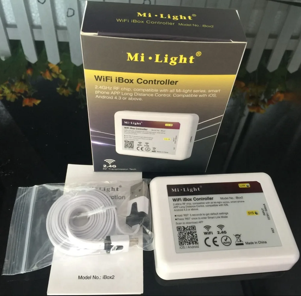 

New Mi.light Wifi iBox controller DC5V compatible with IOS/Andriod system Wireless APP Control for CW WW RGB led bulb strip