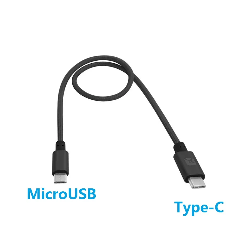 Кабель Meenova type-C-MicroUSB OTG для USB DAC, samsung S9/S8 Plus Pixel, huawei, Xiaomi, Meizu, 1" серый USB-C-MicroUSB