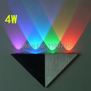 

4 w LED wall lamp triangular wall lamp decoration lamps and lanterns is free shipping