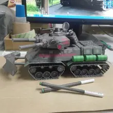 Красный оповещение 2 Республика Китай светящиеся Yuri revenge apocalypse Танк 3d бумажная модель DIY