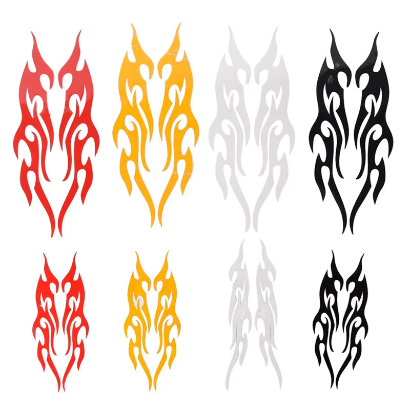 

1pc Car-styling Vinyl Covers Auto Flame Fire Sticker Universal Car Sticker Styling Engine Hood Motorcycle Decal Decor Hot Sell