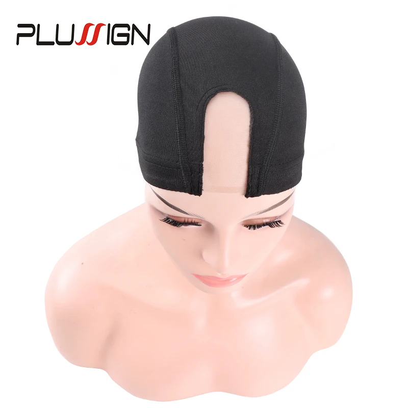 Plussign оптовый парик 12 шт 1 2 "X3" u образный с эластичным ремешком