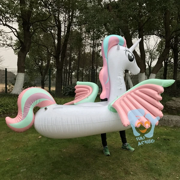 Бассейн поплавок гигантский надувной пони Единорог Pegasus Floaties надувные водные игрушки надувной матрас Boia Piscina