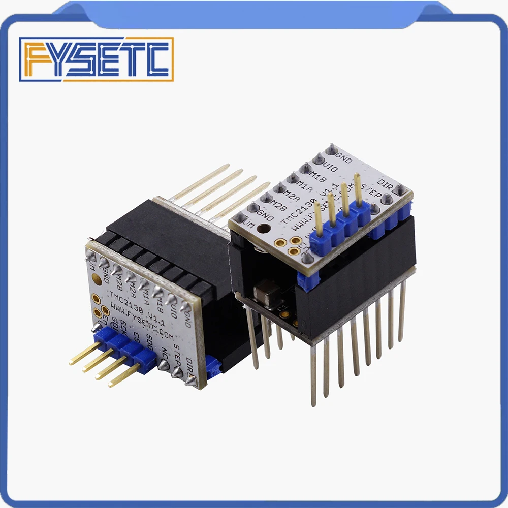 2pcs Tmc2130 V1 1 For Spi Function Stepstick Stepper Motor Driver With Heat Sink 2pcs Step Stick Protector Vs Tmc2130 V1 0