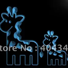 LK354-дисплей жирафа для семьи животных светодиодный неоновый свет
