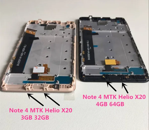  M&Sen For Xiaomi Redmi Note 4 Note 4X MediaTek MTK Helio X20 4GB 64GB LCD Screen Display+Touch Pane