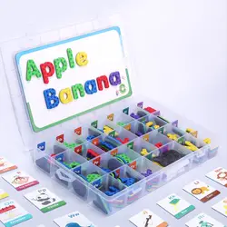 Магнитная буквы из пенопласта комплект классных алфавитов с магнитная доска для детей правописание и обучение Развивающие головоломки