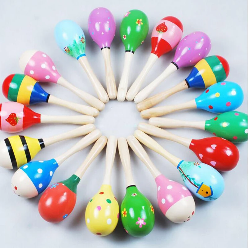 Обучающий игрушечный музыкальный инструмент для детей Деревянные Монтессори многоцветный стержень колокольчик сенсорная игрушка как подарок для малышей обучающая помощь