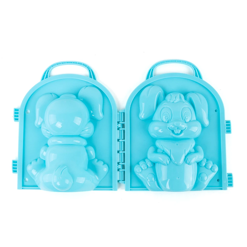 awesome  Funny Beach Sand Game 3D Cartoon Rabbit Mold Beach Snow Sand Model Children's Model Toys Children O