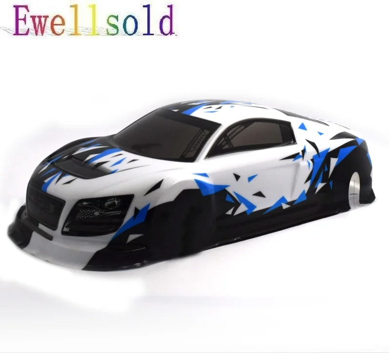 Ewellselling s091 1/10 ПВХ Окрашенный корпус для гоночного автомобиля на радиоуправлении