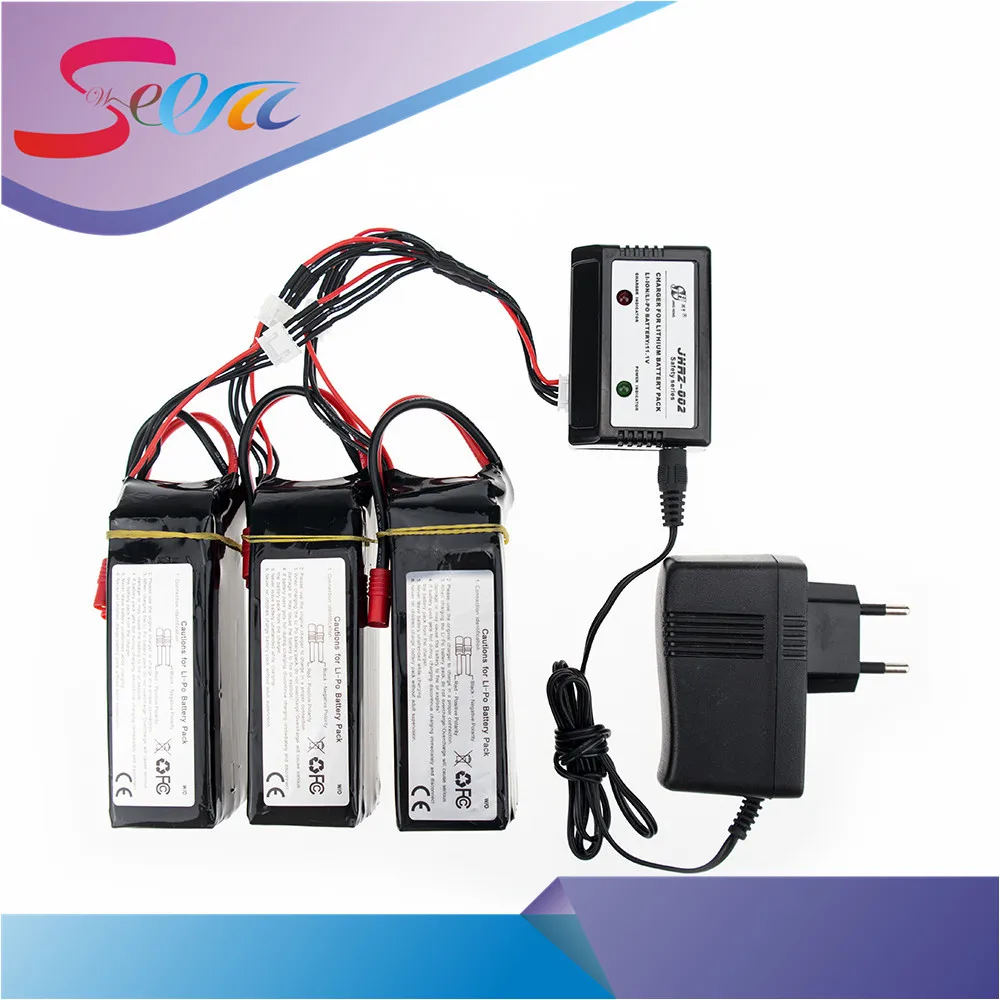 

Walkera QR X350 PRO Lipo battery 2 or 3pcs and charger with cable 11.1V 5200Mah 3S 15C RC Drone Quadcopter parts