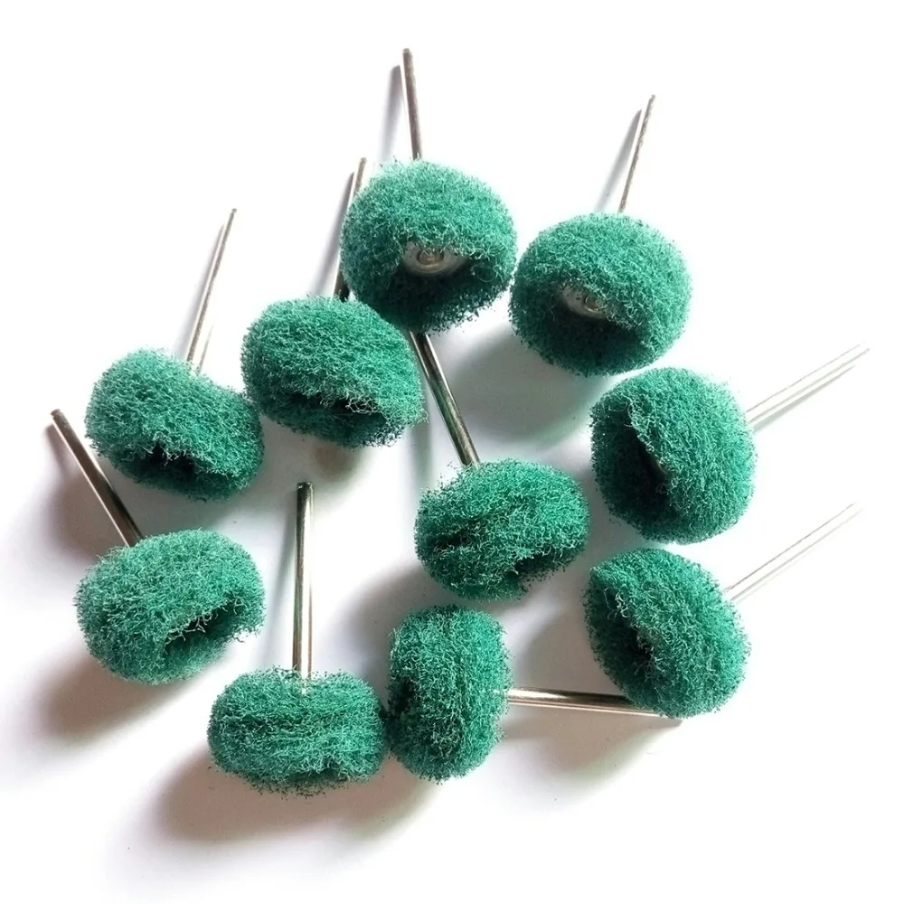 

10pcs Polishing Wheel Buffing Pad Brush Jewelry Metal Micro-Electronic Dremel Accessories for Rotary Tools Nylon Polishing Pads