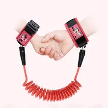 Disney поводок для запястья детское безопасное обучение ходьбе анти потерянный Регулируемый Поводок Веревка манжета для малышей пояс с замком 2,5 м