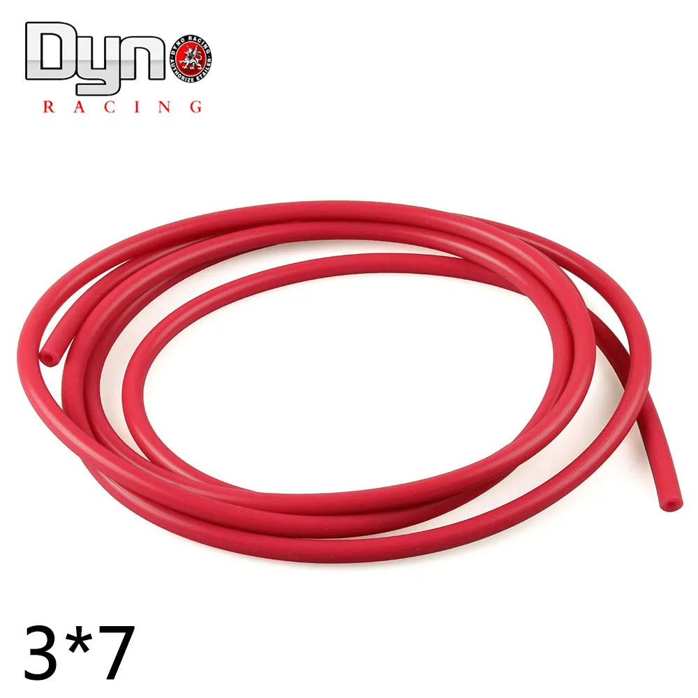 

Dyno racing- 5M Length (3mm) Vacuum Silicone Hose Intercooler Coupler Pipe Turbo red